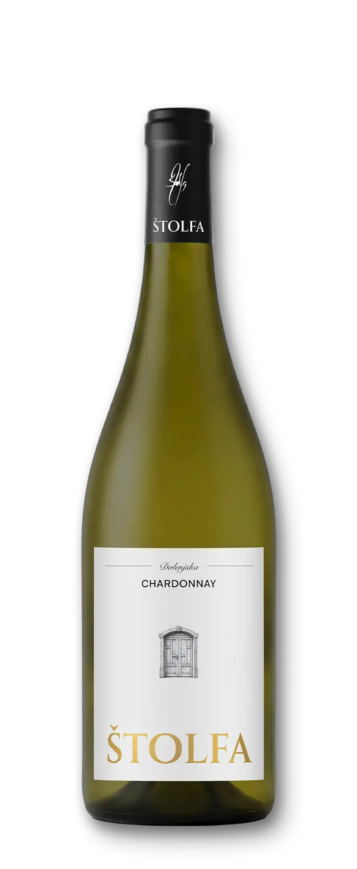 Steklenica vina Štolfa Chardonnay